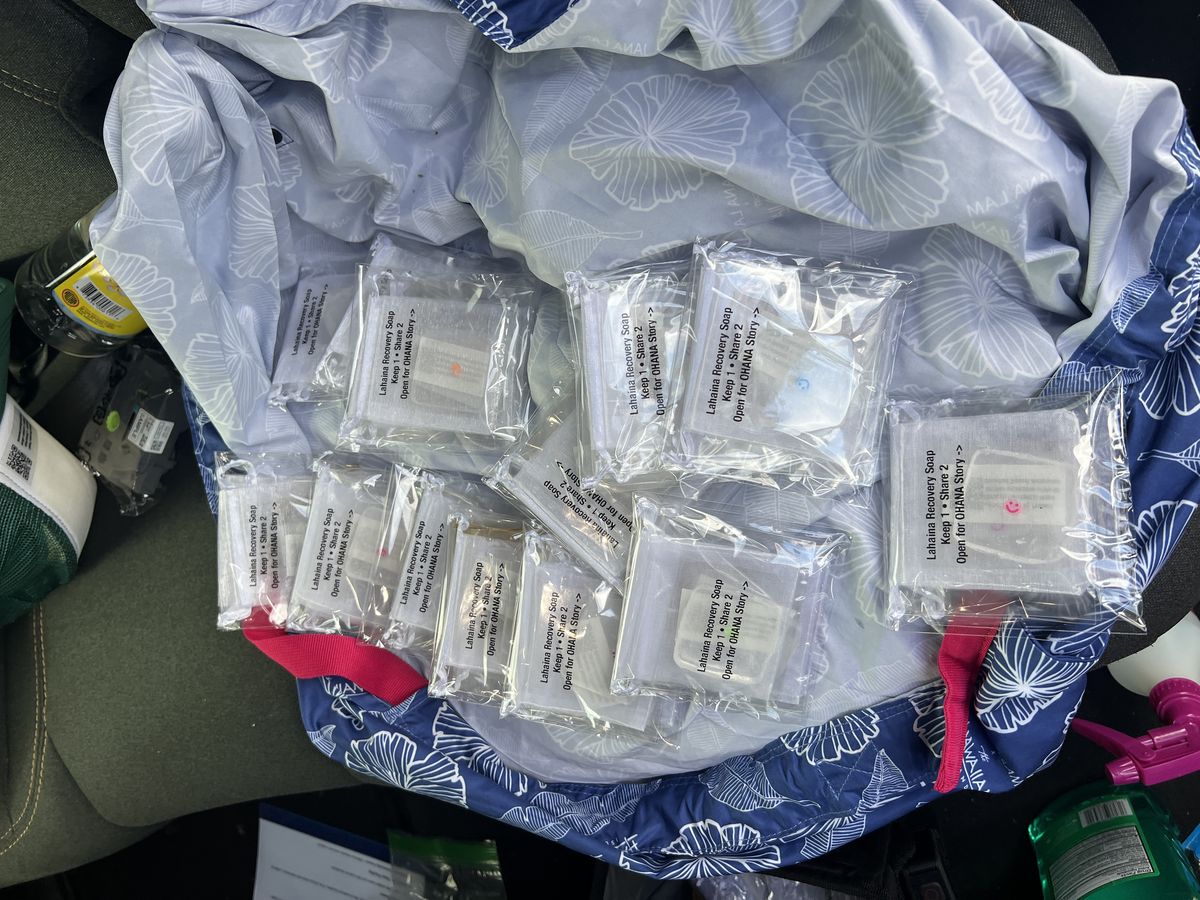 Pearl Soapの配布準備